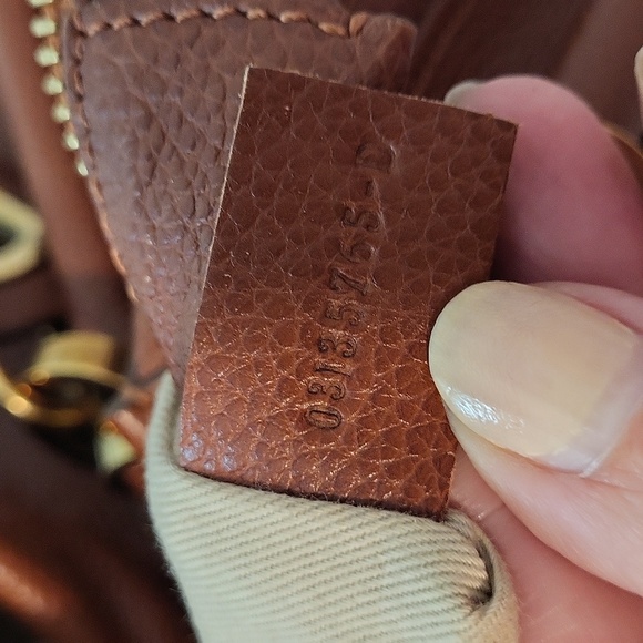 CHLOE Marcie medium leather satchel in rust - Picture 15 of 16